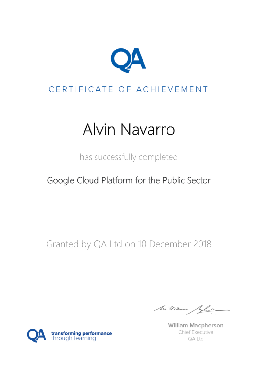 Google Cloud Platform - Public Sector