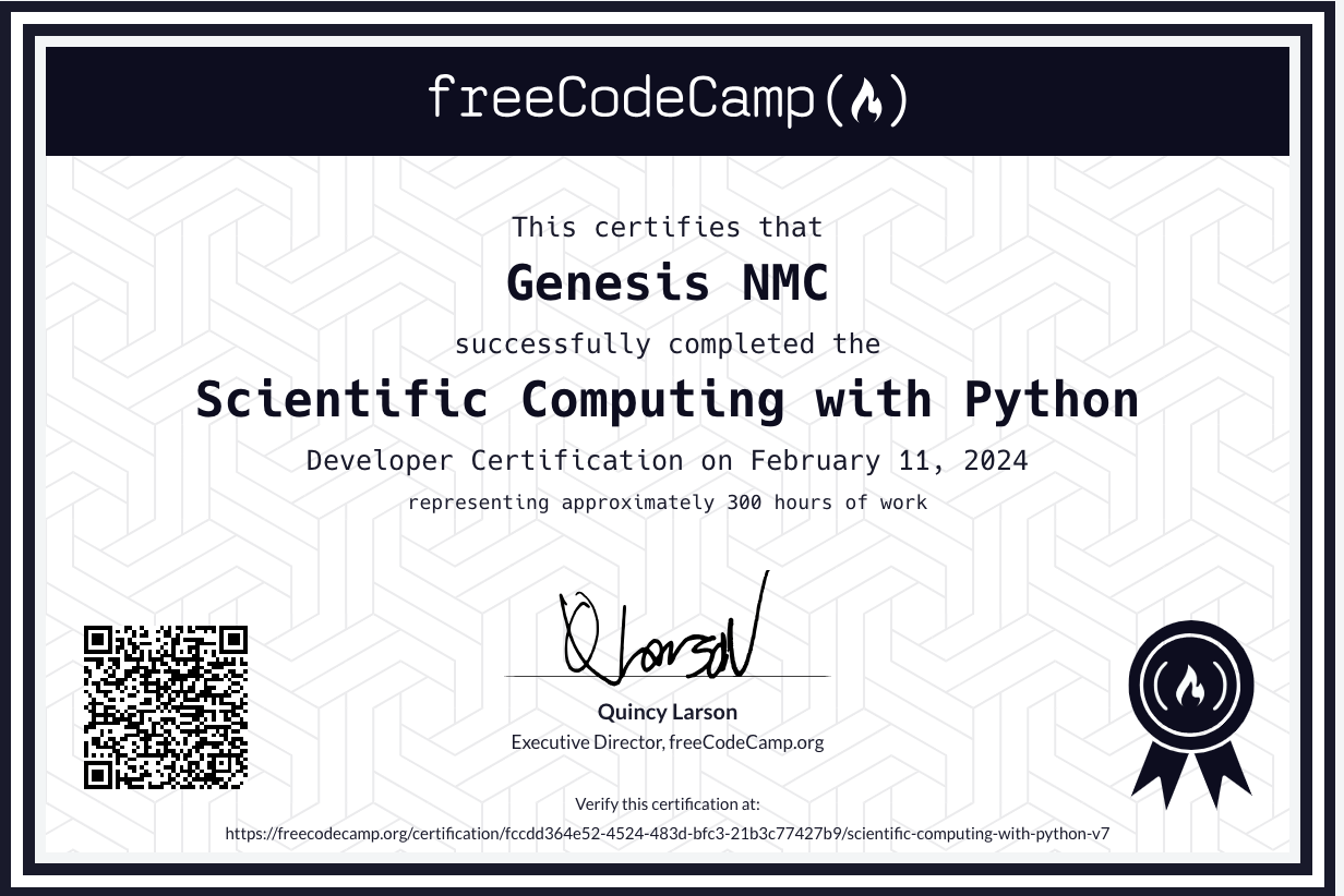 Scientific Computing with Python